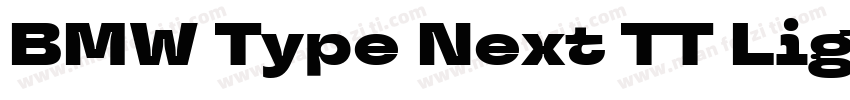 BMW Type Next TT Lig字体转换